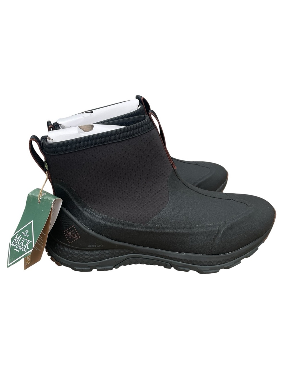 The Muck Boot Company Men’s 8” Outscape Max Boot, Size 14, Dark Shadow Black, NW